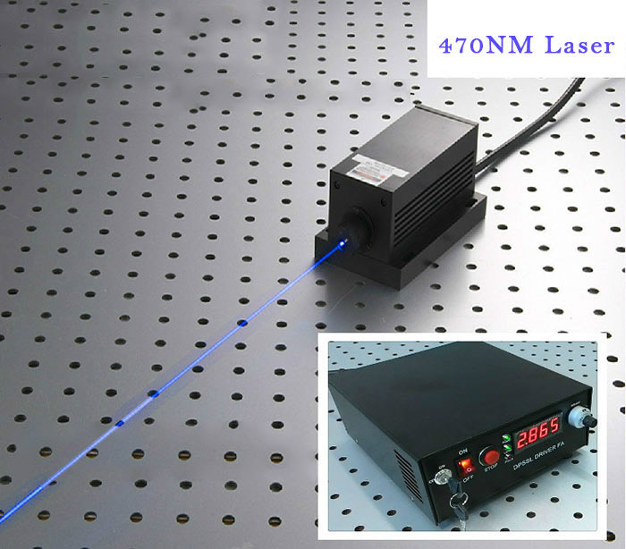 高功率 470nm 4W 半导体激光器输出功率可调 TTL调制